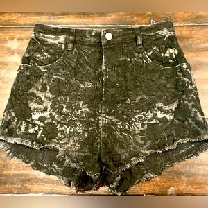 Free People detail Embroidered shorts